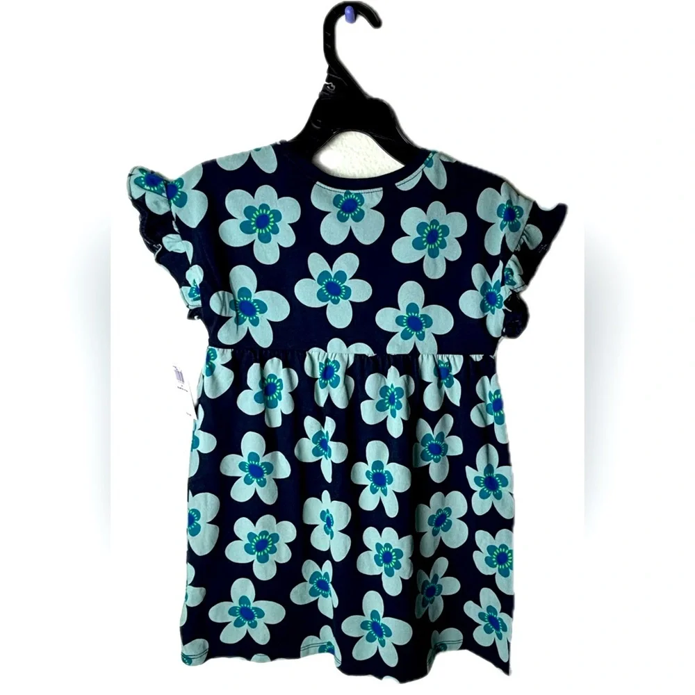 NWT 3T Spring flower dress 100% cotton